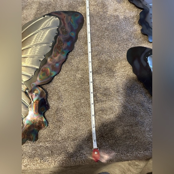 Elegant Metal Butterfly Wall Decor 3 Piece Set NWT - Picture 3 of 6